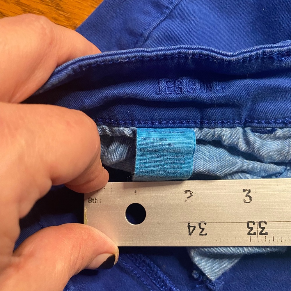 American Eagle Blue Jegging Skinny Stretch Pants Size 6 - Picture 11 of 11